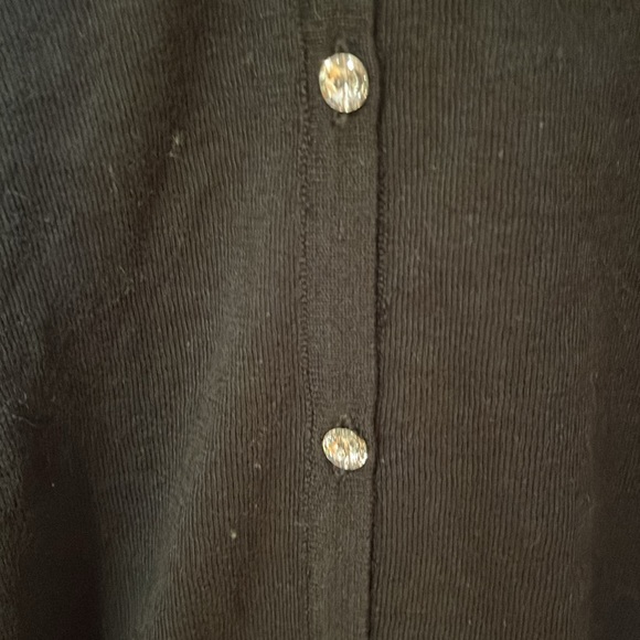 Cut Cute Black Cardigan with Lace Back - Size M NWT - Picture 5 of 7